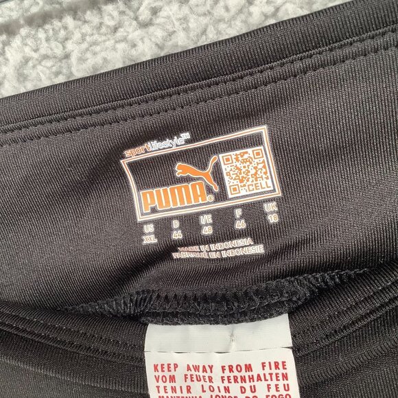 Puma Yoga Pants Womens XXL Black Slim Straight Low Rise Gym Active Workout - Picture 7 of 11